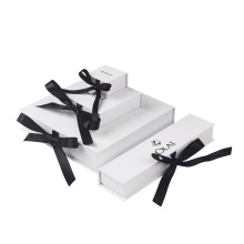 Custom white and gold accessories jewelry boxes bangle box cardboard box wholesale